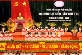 Quang cảnh Đại hội Đảng bộ TP Đà Nẵng lần thứ XXII, nhiệm kỳ 2020 – 2025