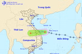 Dự báo của Trung tâm dự báo khí tượng thuỷ văn quốc gia về diễn biến của áp thấp nhiệt đới