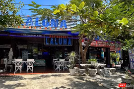 Nhà hàng Laluna (đường Huyền Trân Công Chúa, tổ 58 phường Ngũ Hành Sơn, Đà Nẵng) được xây dựng trái phép.