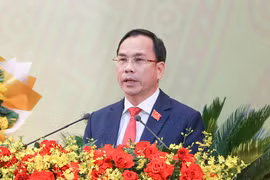Ông Nguyễn Thanh Hồng, Giám đốc Sở KH&CN thành phố Đà Nẵng phát biểu tham luận tại Đại hội đại biểu lần thứ I Đảng bộ thành phố Đà Nẵng nhiệm kỳ 2025-2030 diễn ra ngày 18/9.