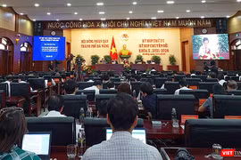 Quang cảnh tại Kỳ họp thứ 4 (kỳ họp chuyên đề), HĐND TP Đà Nẵng diễn ra sáng 11/11.