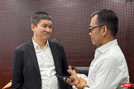 Ông Phan Đức Trung, Chủ tịch Hiệp hội Blockchain & Tài sản số Việt Nam trả lời phỏng vấn VietTimes.