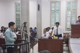 Hà Văn Thắm trong một trao đổi với Luật sư chiều 6/9. (Ảnh: N.G)