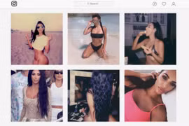 Ảnh chụp màn hình Instagram của Kim Kardashian West. Cô có thể kiếm 500.000 USD cho mỗi bức ảnh chia sẻ trên Instagram 