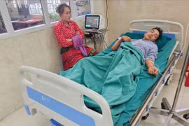 Anh Sính đang điều trị tại bệnh viện.
