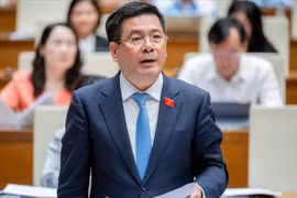 Bộ trưởng Nguyễn Hồng Diên cho biết biểu giá điện đã được đề xuất giảm từ 6 bậc xuống còn 5 bậc. Ảnh Quochoi.vn