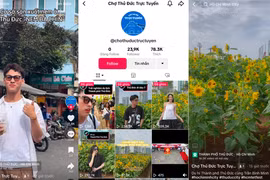 Giao diện Chợ Thủ Đức trực tuyến.