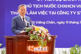  Chủ tịch nước Tô Lâm phát biểu tại buổi đến thăm Công ty Viễn thông Star Telecom.