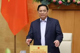 Thủ tướng Chính phủ Phạm Minh Chính chủ trì phiên họp Chính phủ thường kỳ.