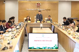 Thứ trưởng Nguyễn Thanh Lâm chủ trì họp báo.