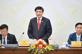 Tổng Thư ký Quốc hội, Chủ nhiệm Văn phòng Quốc hội Bùi Văn Cường chủ trì họp báo về dự kiến Chương trình Kỳ họp thứ 7, Quốc hội khóa XV.