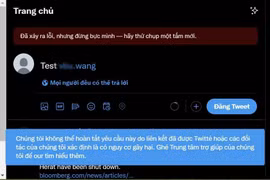 Website chứa link lừa đảo