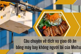 Câu chuyện về dịch vụ giao đồ ăn bằng máy bay không người lái của gã khổng lồ công nghệ Meituan 