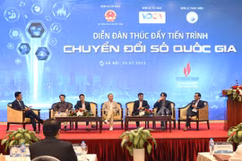 Diễn đàn Thúc đẩy tiến trình Chuyển đổi số Quốc gia được tổ chức sáng 5/7 tại Hà Nội