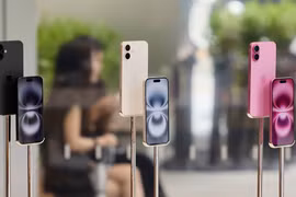 Điện thoại iPhone. Ảnh: Bloomberg