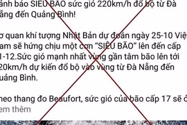 Nhiều hoang tin về bão lũ xuất hiện trên mạng xã hội