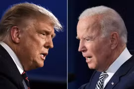 Ông Donald Trump và Joe Biden, ai sẽ trở thành Tổng thống Mỹ lần thứ 46? (ảnh AFP) 