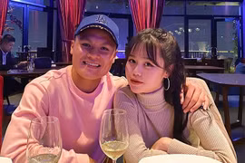 Huỳnh Anh là bạn gái mới của Quang Hải sau mối tình nhiều năm với Nhật Lê (ảnh:FB)