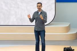 Giám đốc điều hành Google Sundar Pichai diễn thuyết tại Hội nghị Google I/O