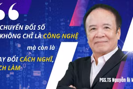 PGS TS Nguyễn Ái Việt: Chuyển đổi số không chỉ là công nghệ mà còn thay đổi cách nghĩ, cách làm