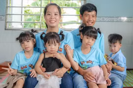 Một trong những "cây hạnh phúc" đã nở hoa kết trái từ chương trình "Ươm mầm hạnh phúc" 