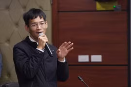 Ông Nguyễn Xuân Cường tai buổi họp báo công bố kế hoạch hoạt động của Hội Thể thao Điện tử Giải trí Việt Nam năm 2021.