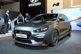 Mẫu hatchback thể thao Hyundai i30 N Project C tại triển lãm Frankfurt, Đức 2019. Ảnh: Carscoops 