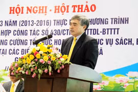  Thứ trưởng Nguyễn Minh Hồng phát biểu tại Hội nghị - Hội thảo