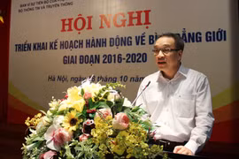 Thứ trưởng Phan Tâm phát biểu tại Hội nghị