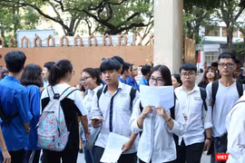 Học sinh trong kỳ thi THPT quốc gia. Ảnh: Minh Thúy