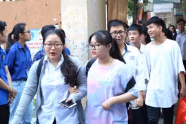 Thí sinh dự thi. Ảnh: Minh Thúy