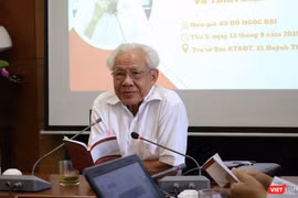 GS. Hồ Ngọc Đại. Ảnh: Minh Thúy.