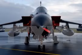 Máy bay trinh sát Tornado của Không quân Đức tại căn cứ không quân ở Jagel, miền Bắc nước Đức. (Nguồn: AFP/TTXVN)
