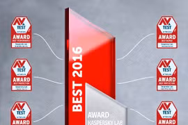 Kaspersky chiếm ưu thế tại AV-Test Award 2016.