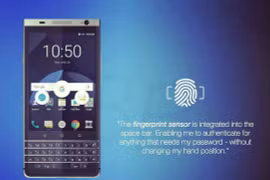 TCL khoe smartphone BlackBerry Mercury sắp ra mắt