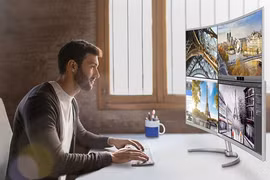 Philips giới thiệu màn hình cong 4K khung hình khủng