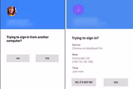 Google nâng cấp thông báo xác thực 2 bước