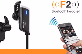 Cận cảnh tai nghe Bluetooth Soundmax F2
