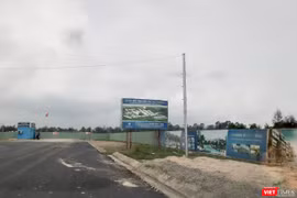 Hiện trạng khu đô thị 7B mở rộng do Công ty CP Bách Đạt An làm chủ đầu tư tại Khu đô thị mới Điện Nam-ĐIện Ngọc