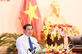 Ông Huỳnh Đức Thơ-Chủ tịch UBND TP Đà Nẵng tại phát biểu tiếp thu và giải trình các nội dung qua thẩm tra của các Ban HĐND TP và nội dung việc thảo luận, chất vấn, trả lời chất vấn tại kỳ họp thứ 11 HĐND TP Đà Nẵng khóa IX diễn ra hôm 11/7.