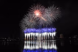 Màn trình diễn pháo hoa tại DIFF 2019