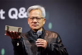 CEO Nvidia Jensen Huang cho biết Trung Quốc sẽ không thể sử dụng sản phẩm của công ty cho mục đích quân sự. ẢNh: SCMP.