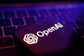 Logo Open AI. Ảnh: Reuters.