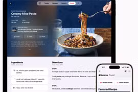 Apple News Plus Food trên iPad và iPhone. Ảnh: The Verge.