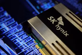 SK Hynix - một trong những nhà sản xuất chất bán dẫn hàng đầu Hàn Quốc. Ảnh: SCMP.