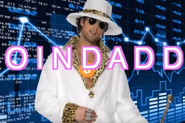 Rapper "CoinDaddy" chuyên sáng tác bài hát về bitcoin. Nguồn: Business Insider. 