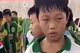 Đội trưởng Xuân Trường tại giải Nhi Đồng toàn quốc năm 2005. Nguồn: VFF