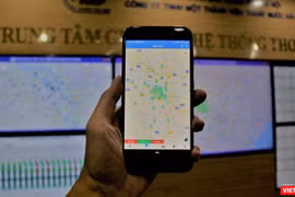Ứng dụng HSDC Map hỗ trợ người dân trong mùa mưa bão.