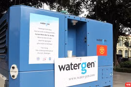 Máy lọc không khí thành nước của công ty Watergen.