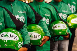 Thành lập năm 2010, chưa tới 10 năm Go-Jek đã trở thành hãng cung cấp dịch vụ vận chuyển số 1 tại Indonesia. Nguồn: Infokomputer